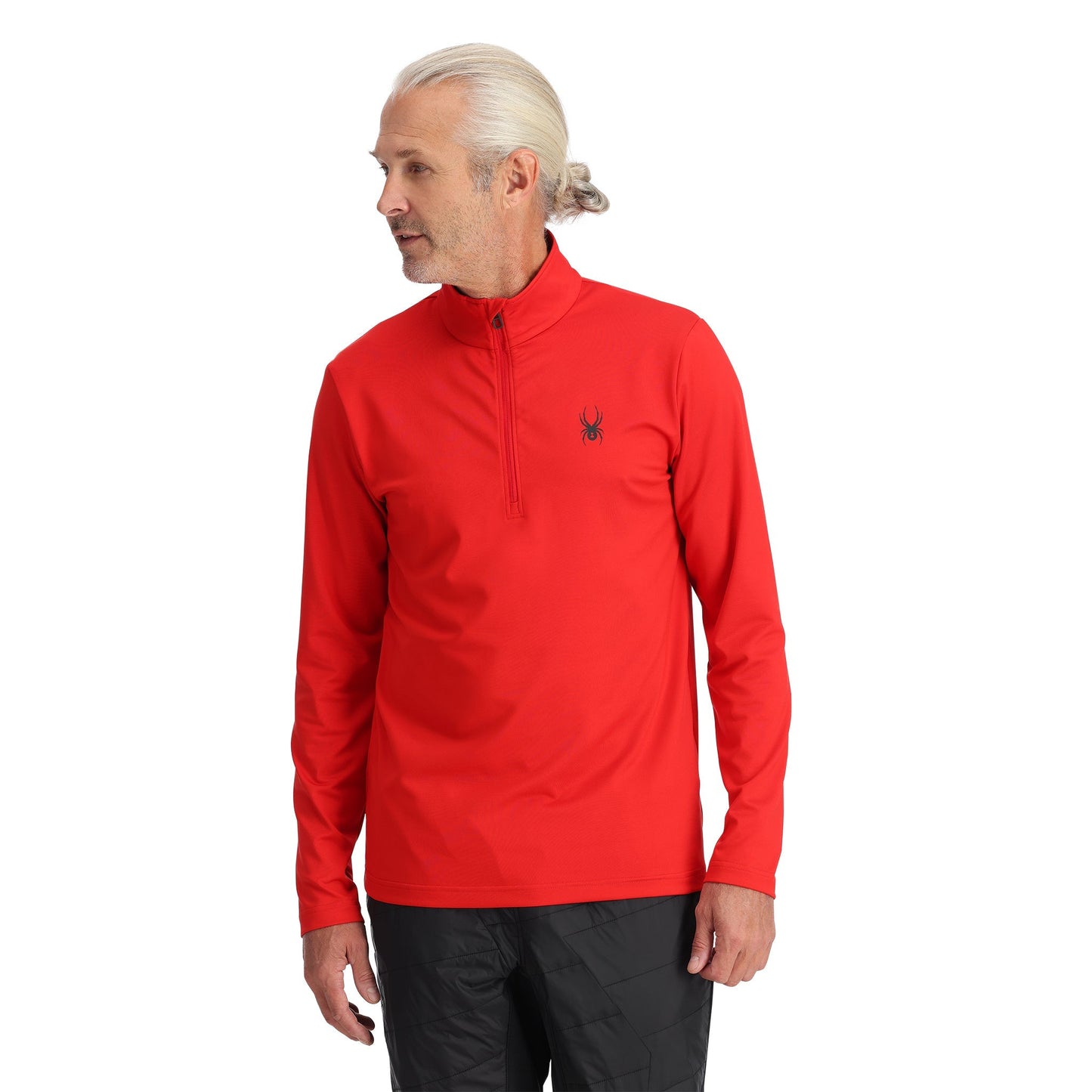 Demi-zip Prospect pour homme - Rouge Spyder