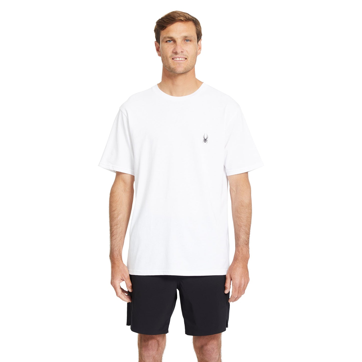 Herren-T-Shirt mit Bug-Print – Weiß
