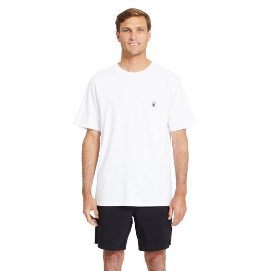Herren-T-Shirt mit Bug-Print – Weiß