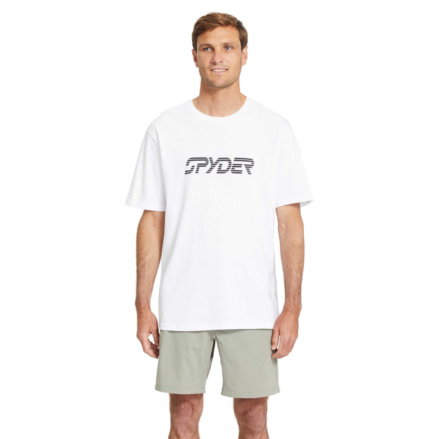 T-shirt à manches courtes pour homme avec logo - Blanc
