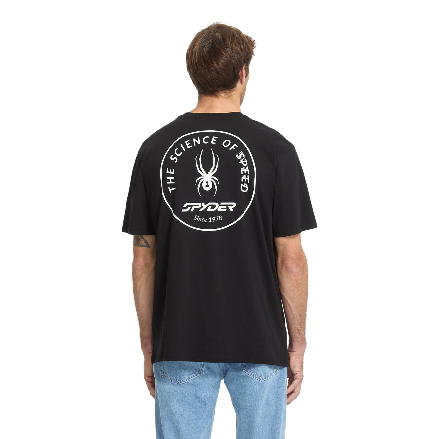 Herren-T-Shirt „Science Of Speed“ mit kurzen Ärmeln – Schwarz