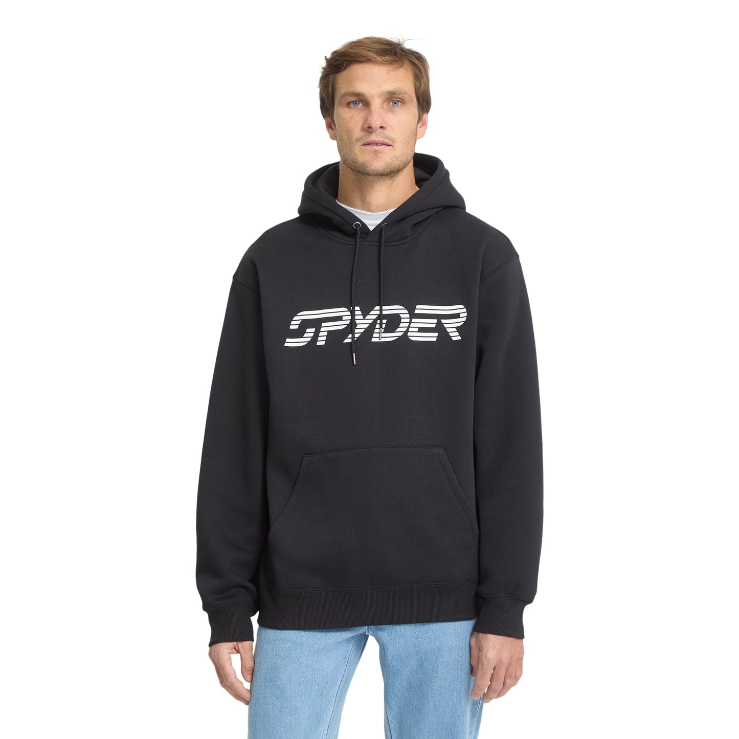 Sweat à capuche homme avec logo - Noir