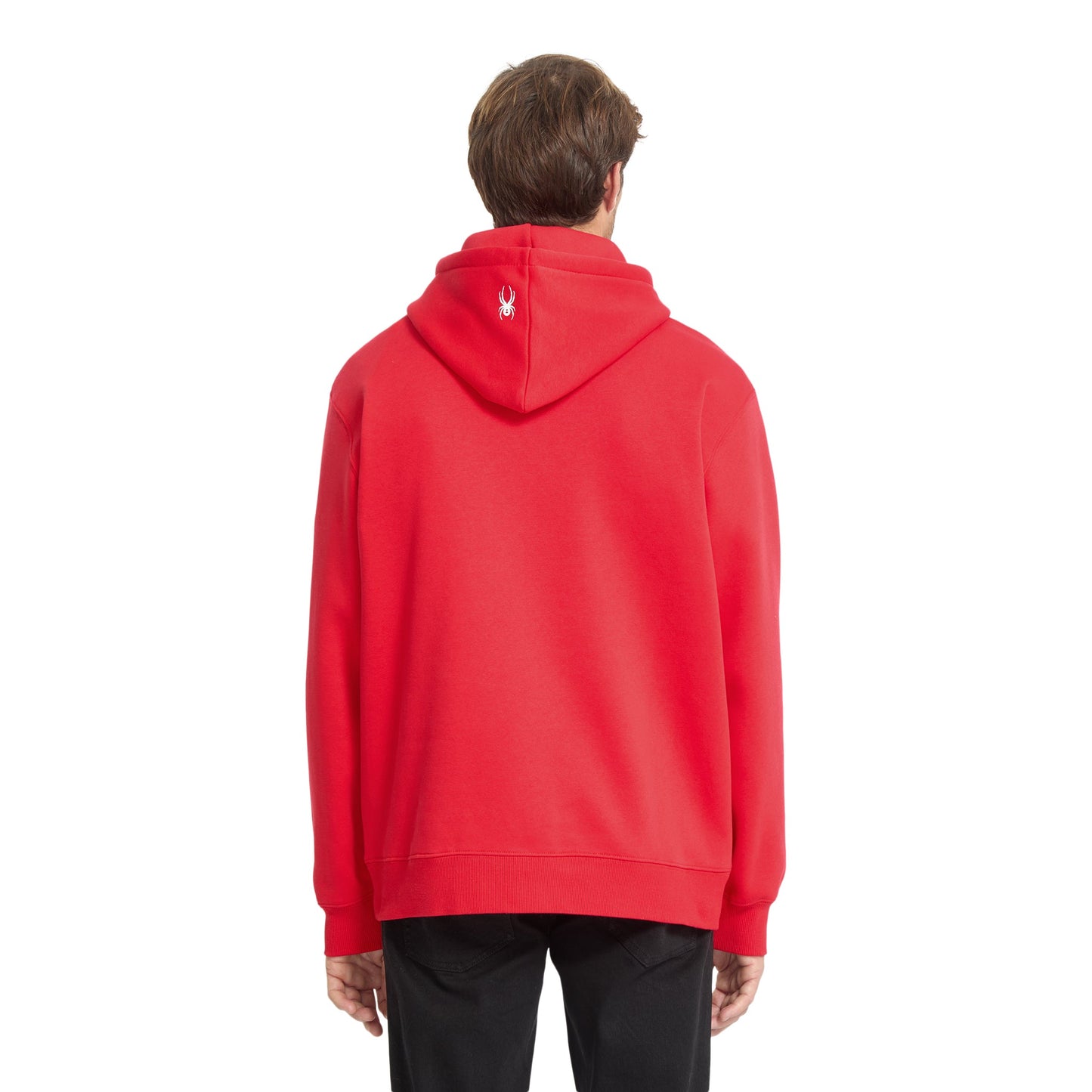 Herren-Hoodie mit Schriftzug – Spyder Rot