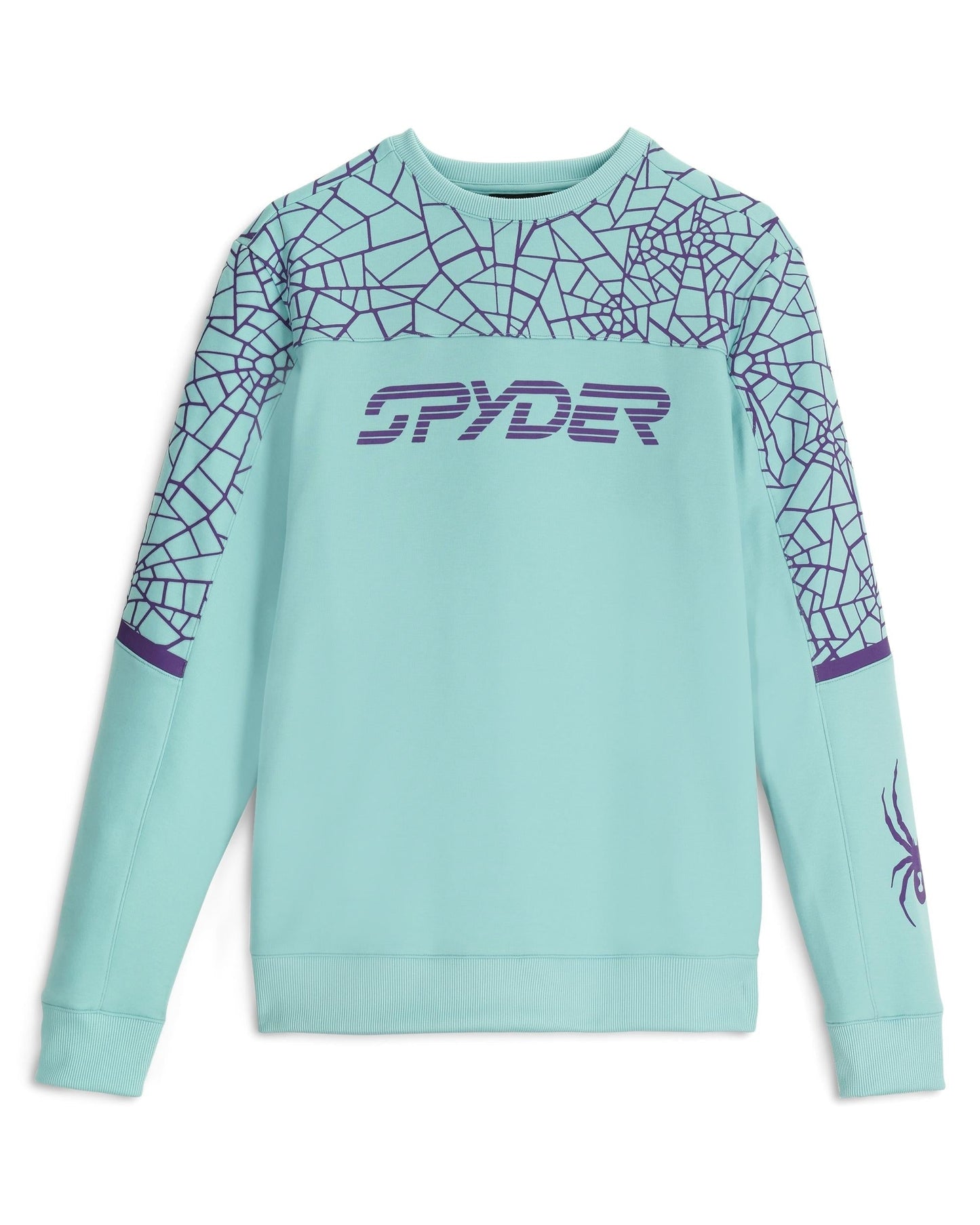 Mens Speed Fleece Crew - Glacier Blue