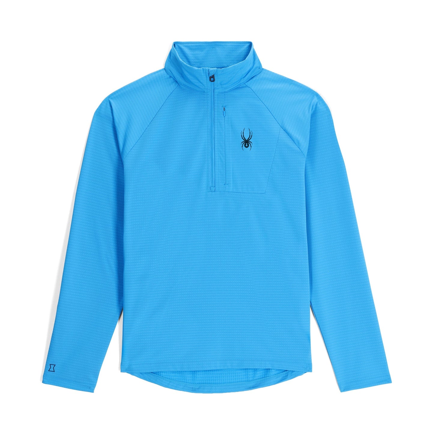 Herren Gridweb Tech Half Zip - Aether Blue