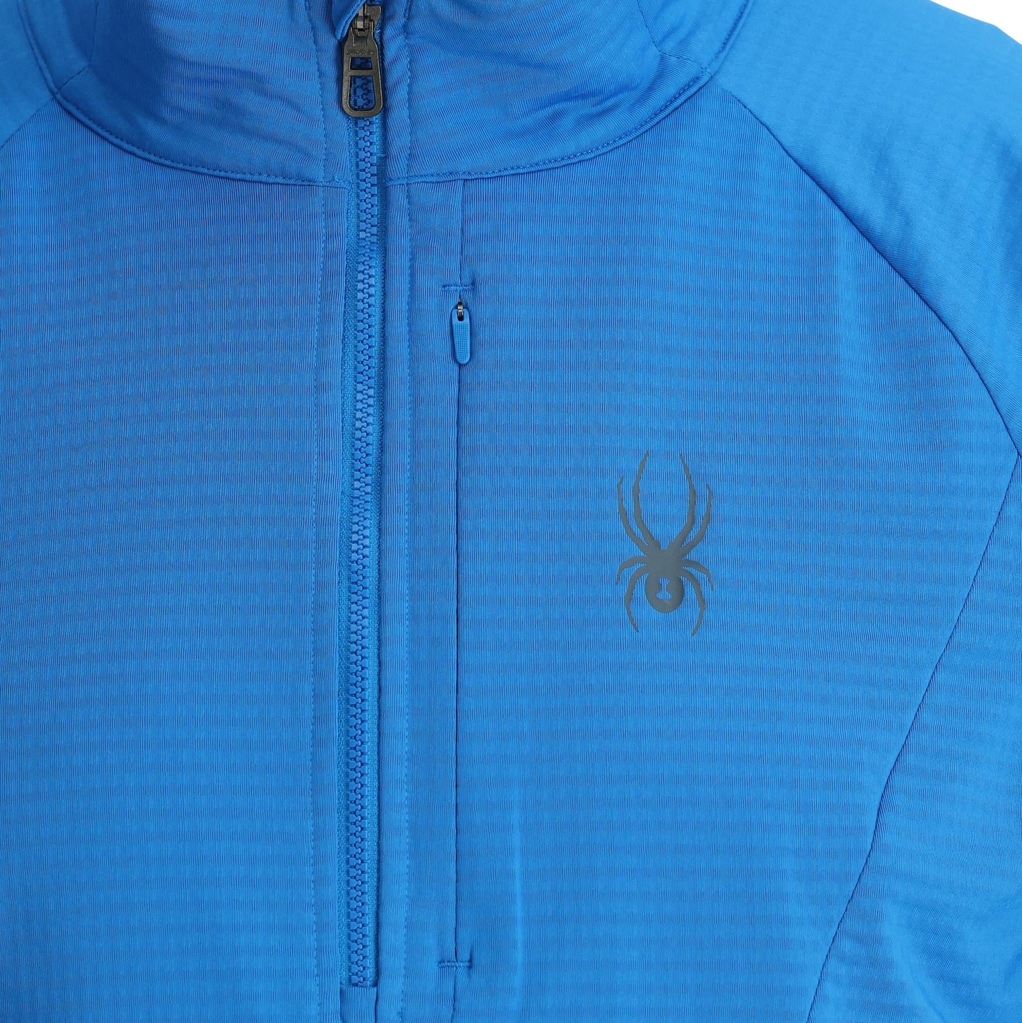 Polaire Gridweb pour homme, demi-zip - Cobalt