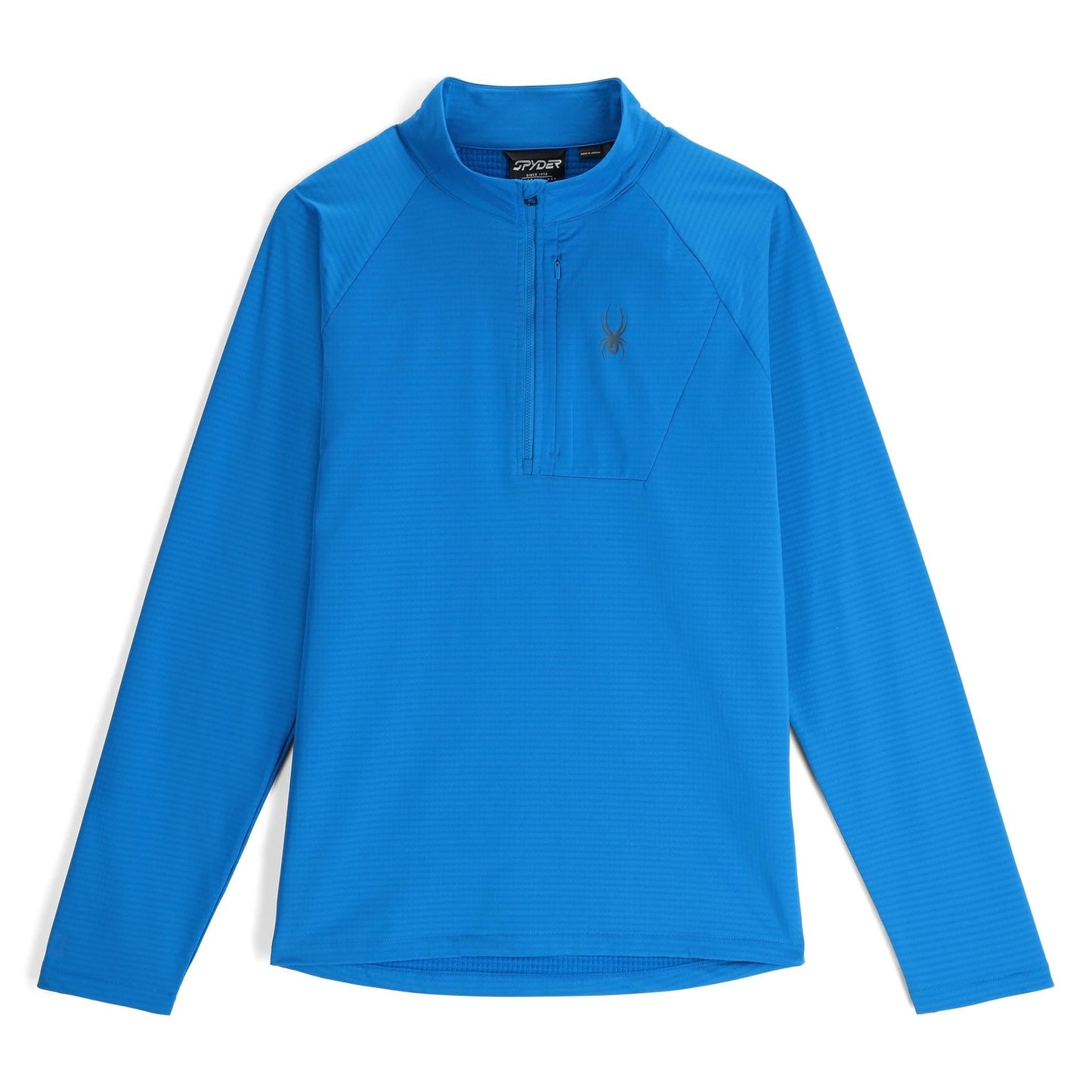 Polaire Gridweb pour homme, demi-zip - Cobalt