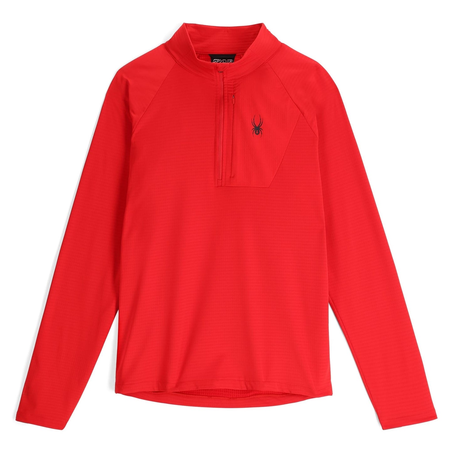 Demi-zip Gridweb pour homme - Rouge Spyder