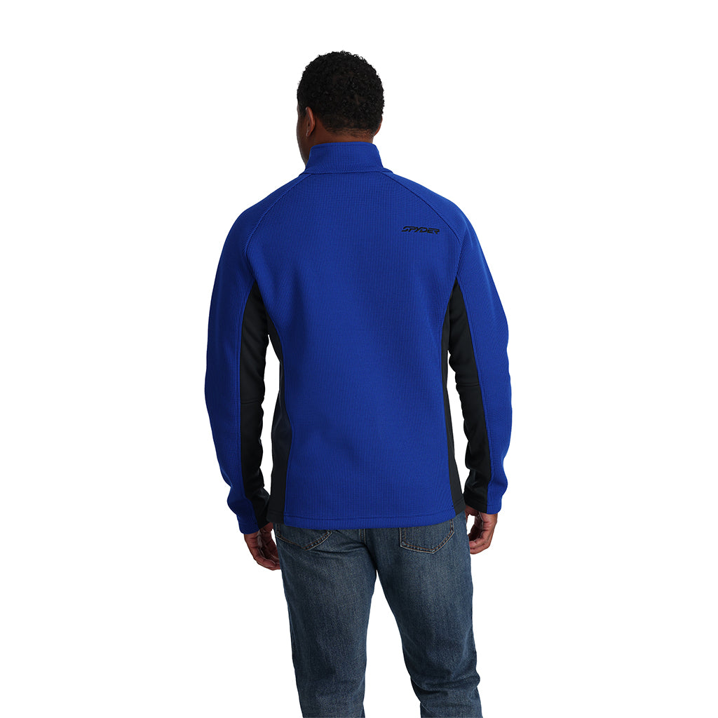 Outbound Herren-Halbzip-Reißverschluss – Elektrisches Blau