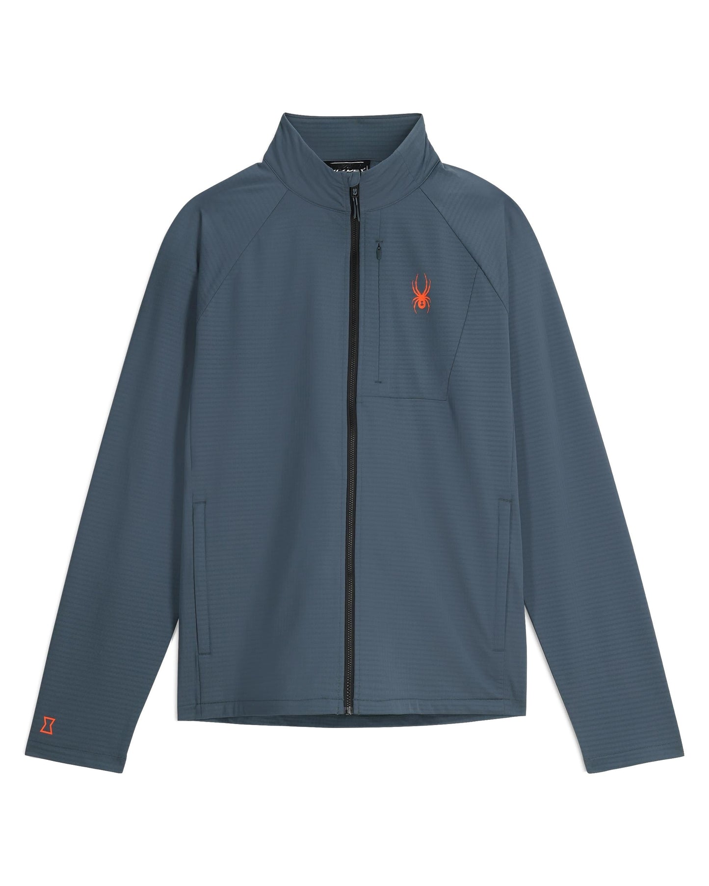 Herren Gridweb Full Zip - Schieferblau