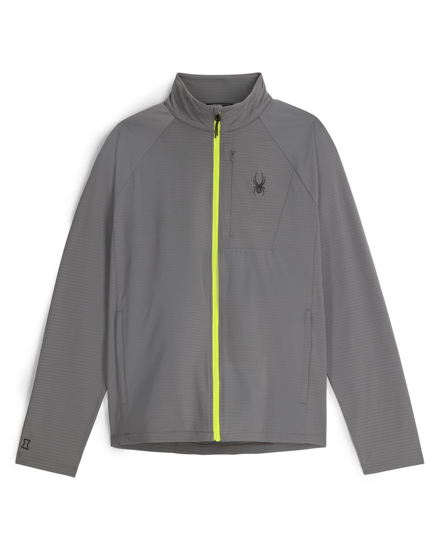 Herren Gridweb Full Zip - Storm