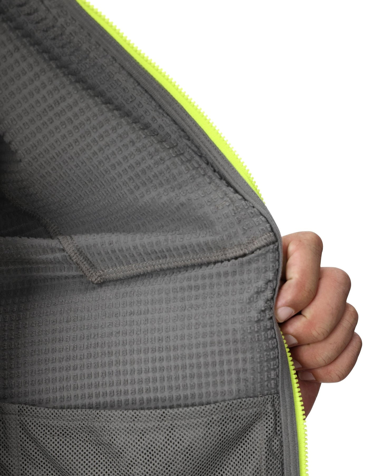 Herren Gridweb Full Zip - Storm