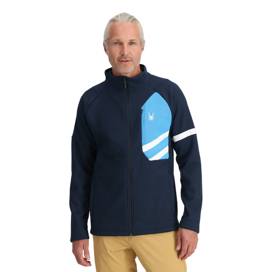 Wengen Bandit Herren-Sneaker mit durchgehendem Reißverschluss – Marineblau