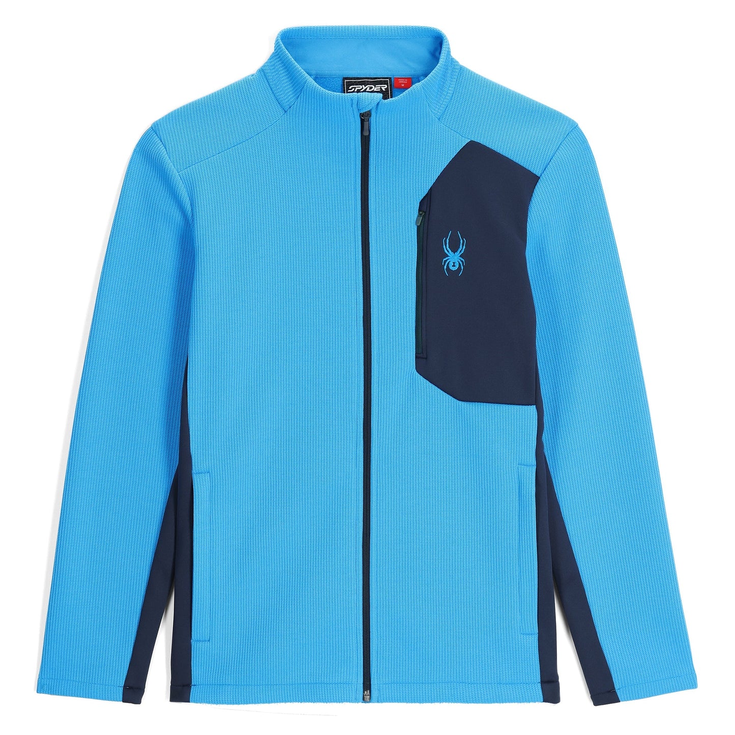 Veste zippée intégrale Bandit pour homme - Bleu éther