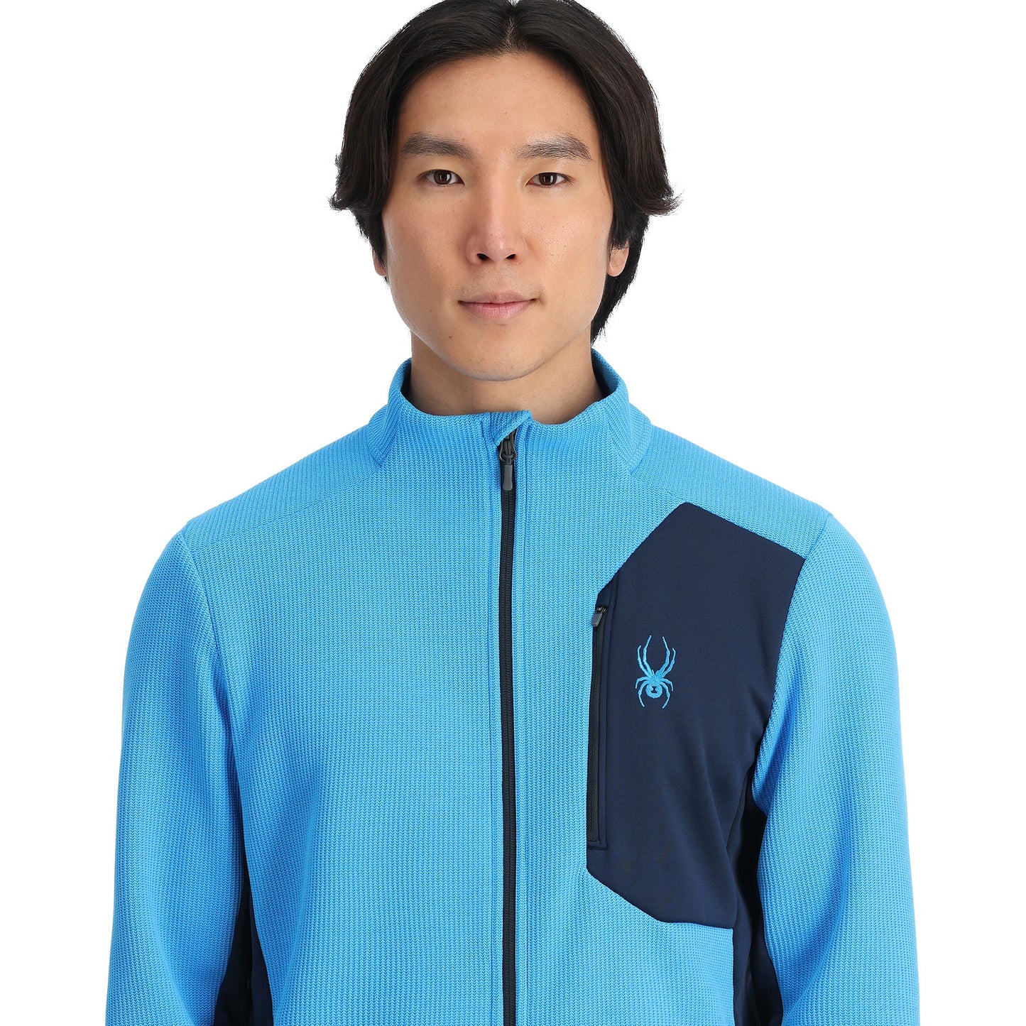 Veste zippée intégrale Bandit pour homme - Bleu éther