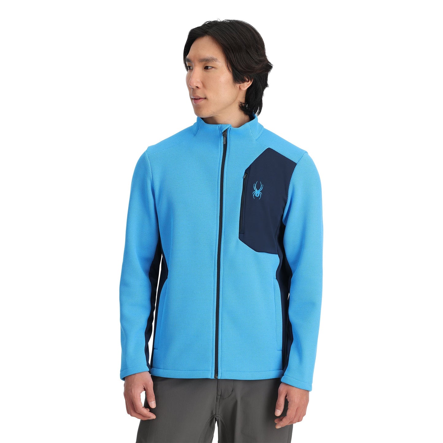 Veste zippée intégrale Bandit pour homme - Bleu éther