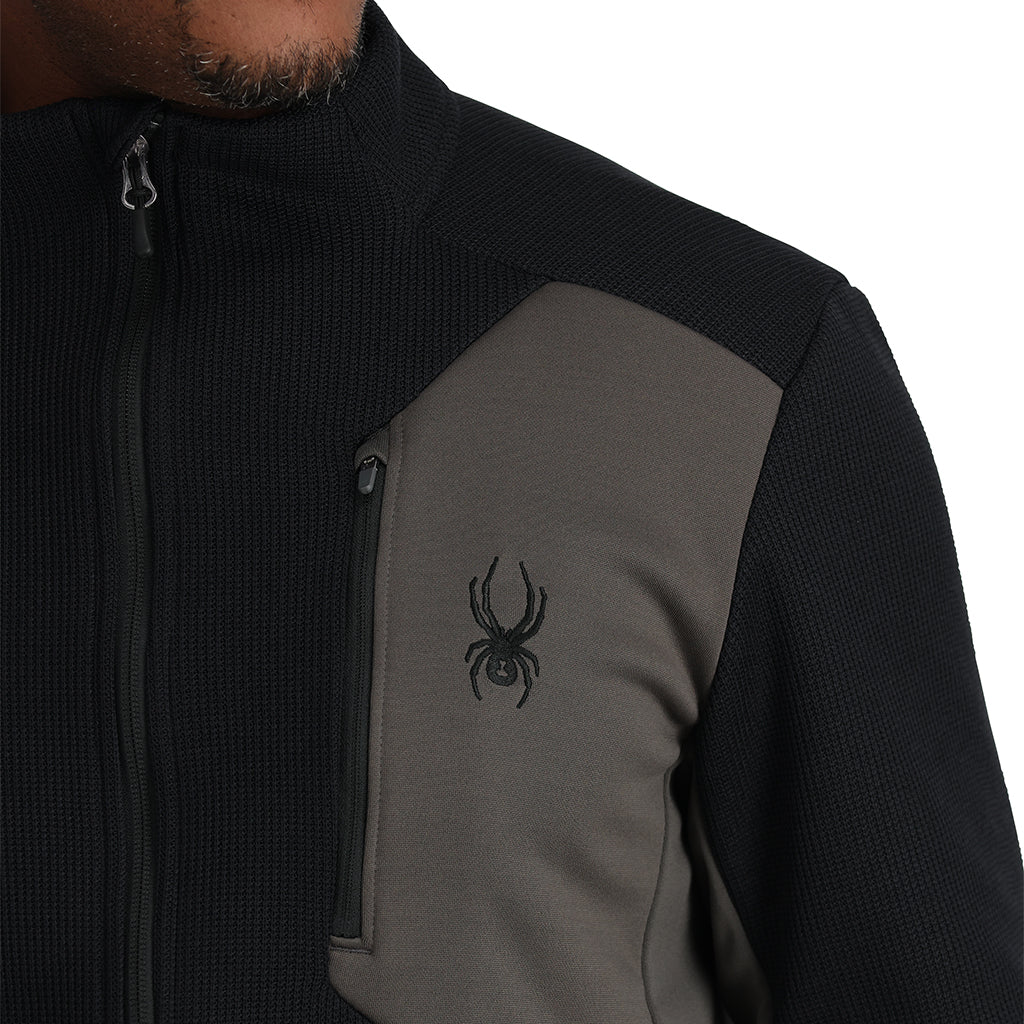 Veste Bandit pour homme à fermeture éclair intégrale - Noire