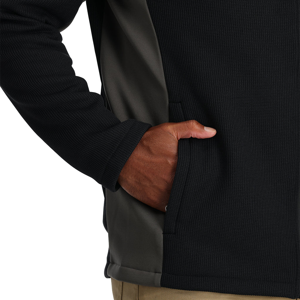 Veste Bandit pour homme à fermeture éclair intégrale - Noire