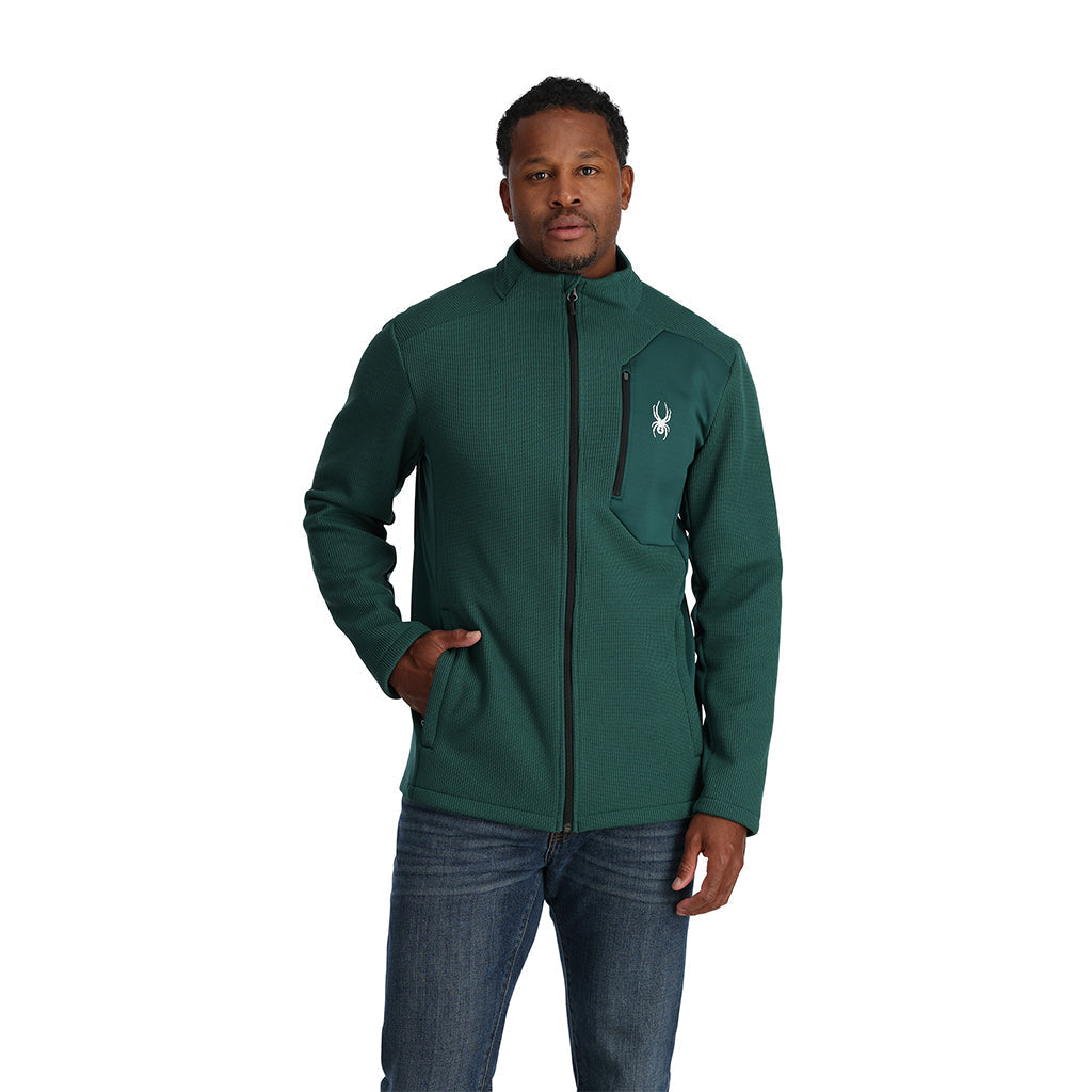 Veste zippée Bandit pour homme - Vert cyprès