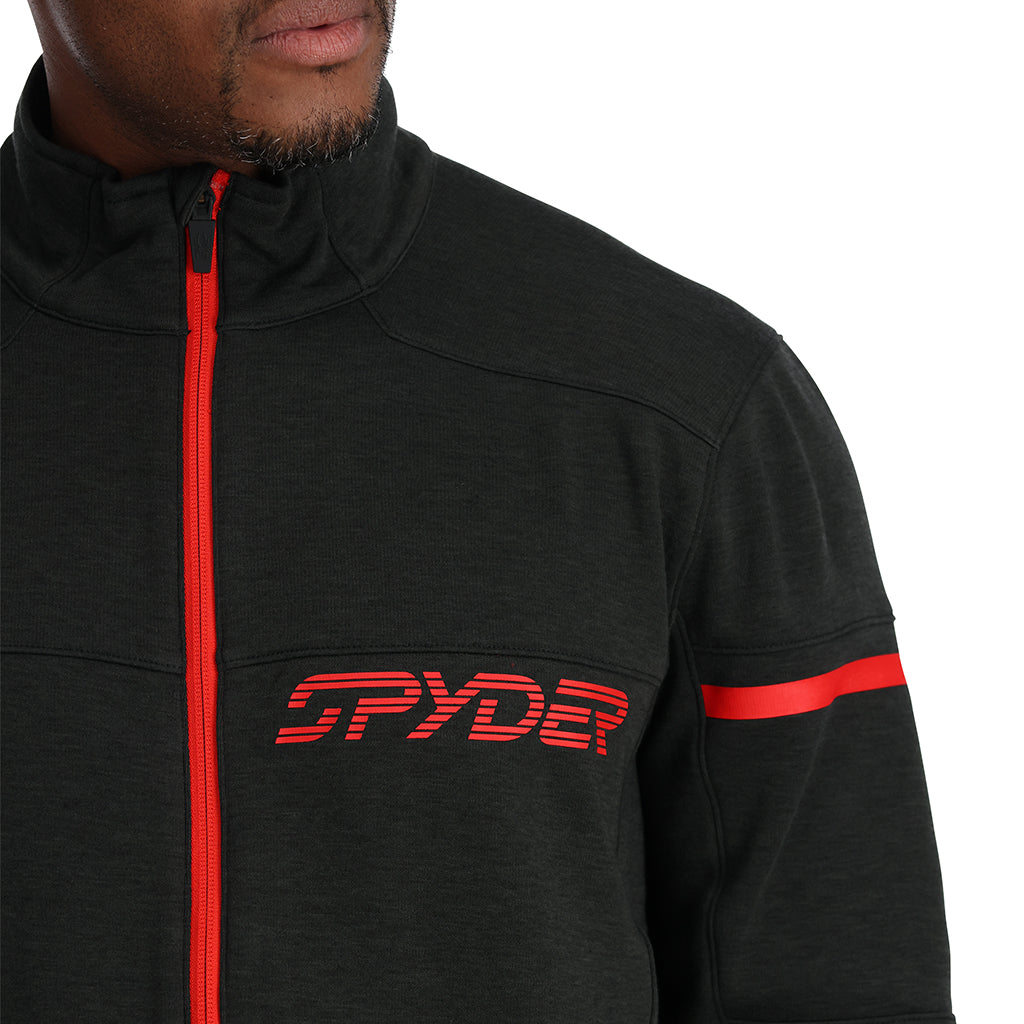 Polaire Speed ​​Fleece zippée pour homme - Noir