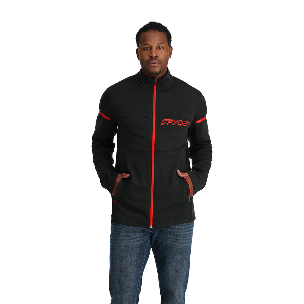 Polaire Speed ​​Fleece zippée pour homme - Noir