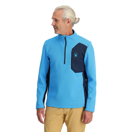 Herren Bandit Half Zip - Ätherblau