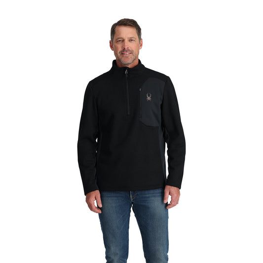Bandit Half Zip für Herren – Schwarz