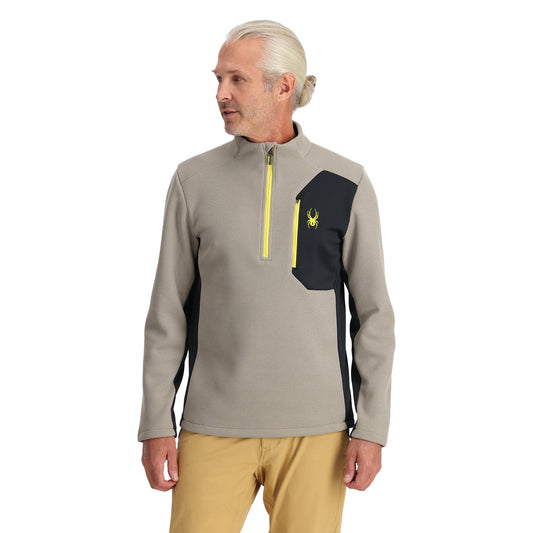 Bandit Herren-Halbzipper – Beton