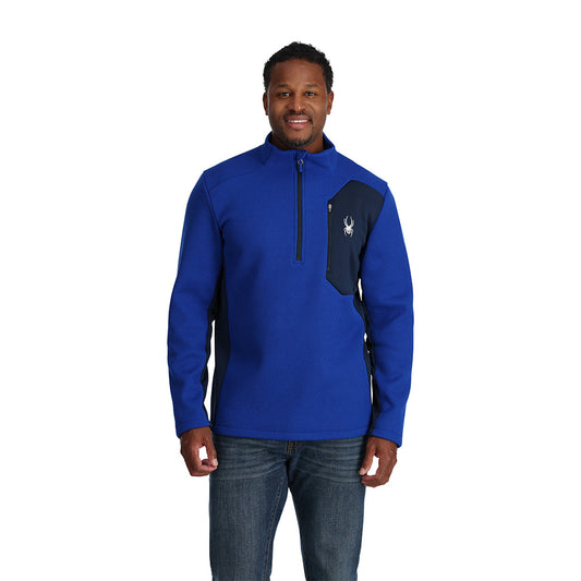 Herren Bandit Half Zip - Elektrisches Blau