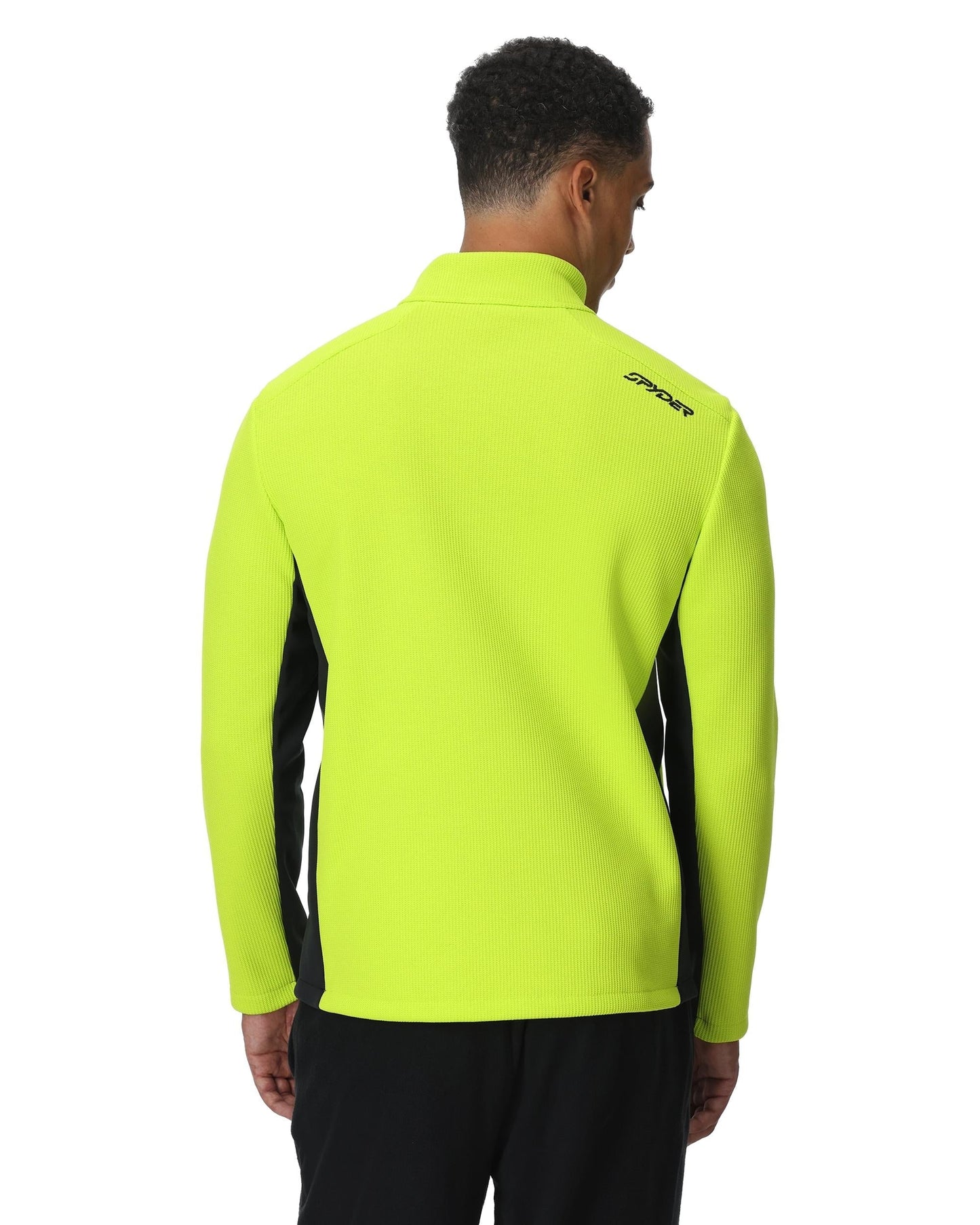 Pull Bandit demi-zip pour homme - Citron vert