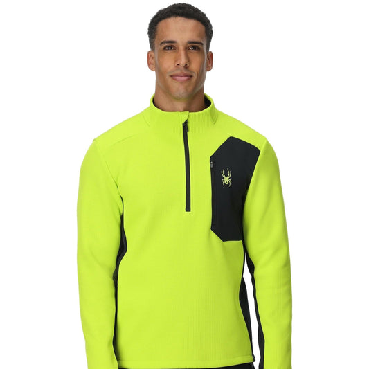 Herren Bandit Half Zip - Limette