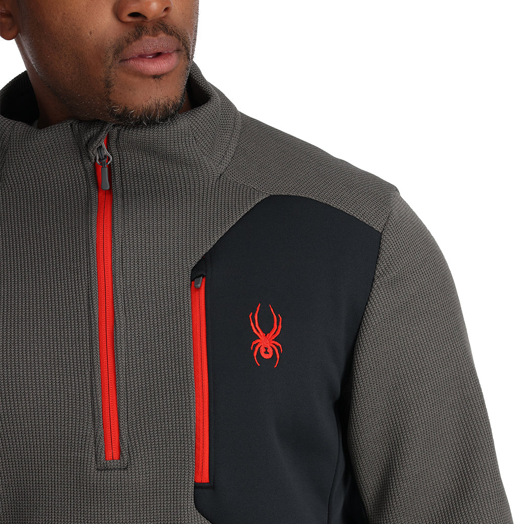 Pull Bandit demi-zip pour homme - Polaire