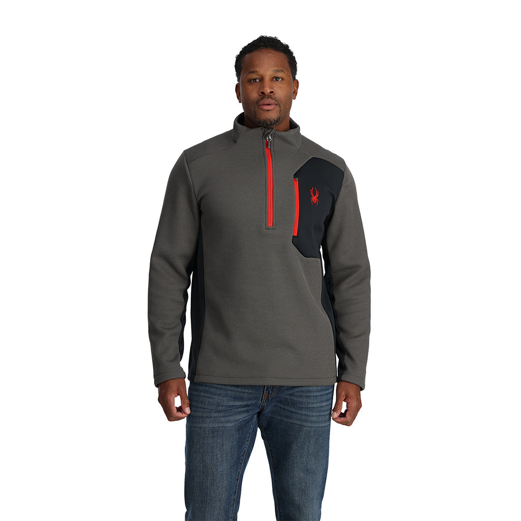 Pull Bandit demi-zip pour homme - Polaire