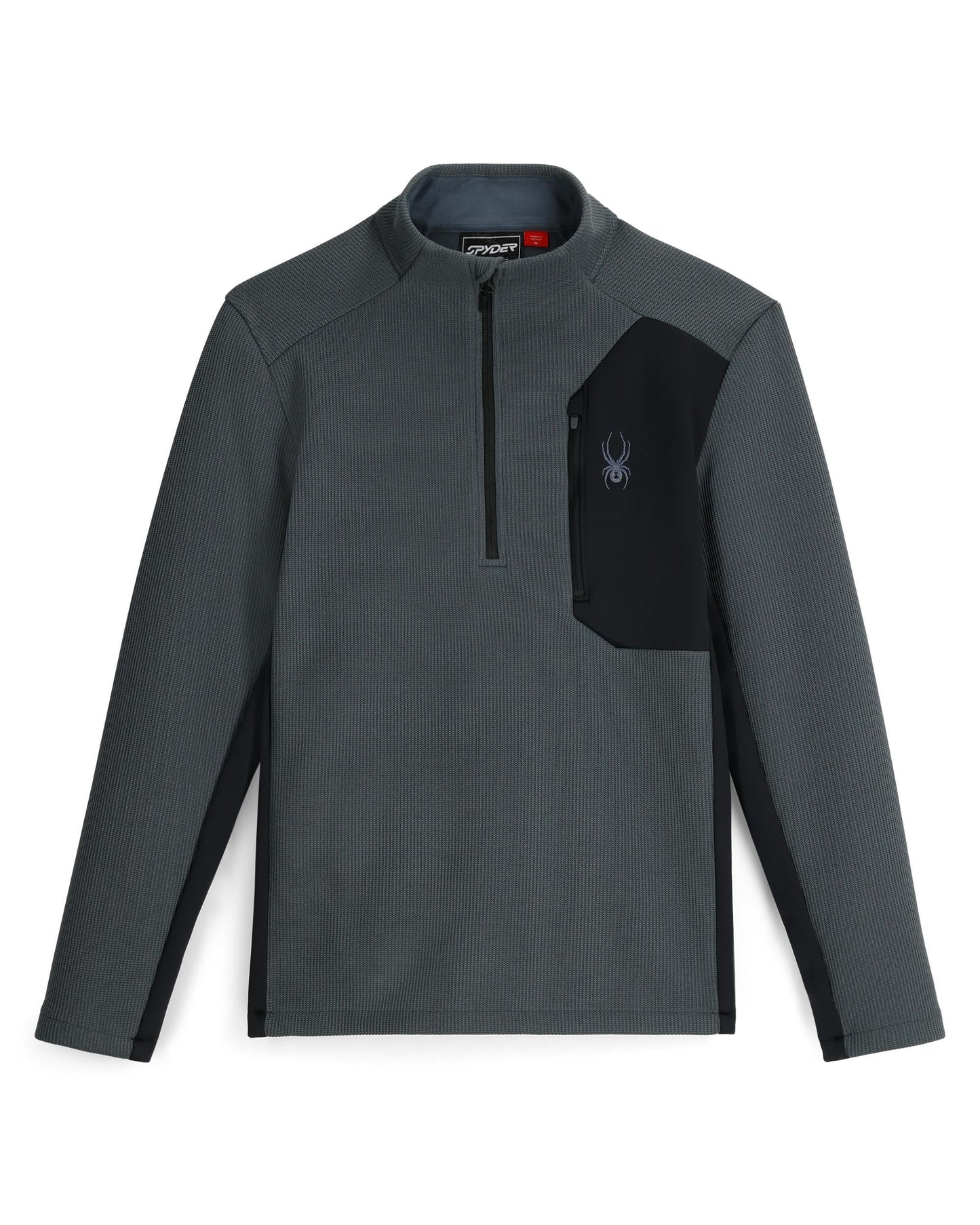 Pull Bandit demi-zip pour homme - Bleu ardoise