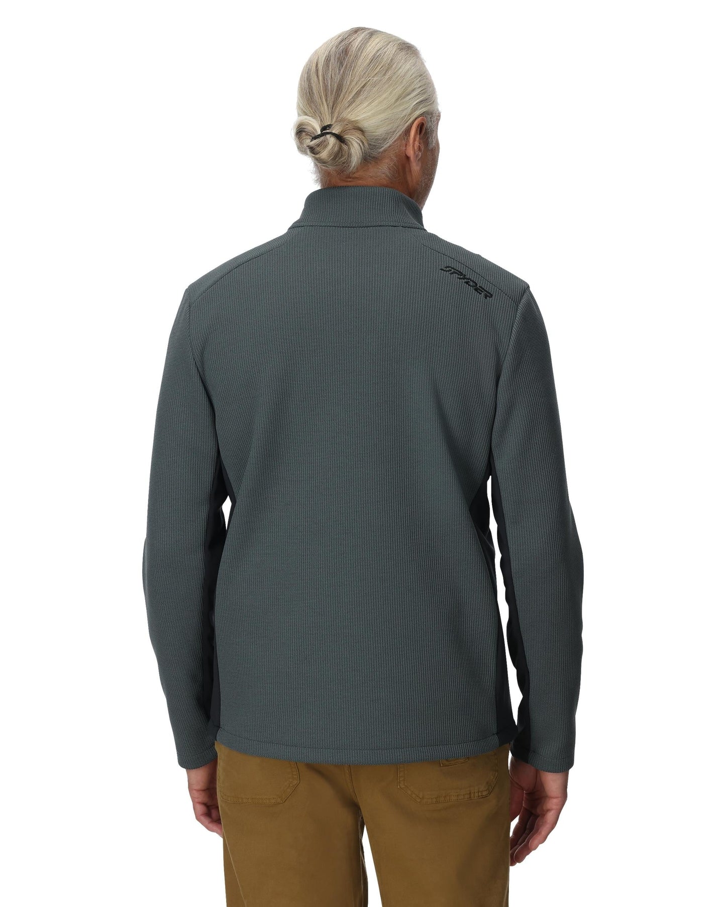Pull Bandit demi-zip pour homme - Bleu ardoise