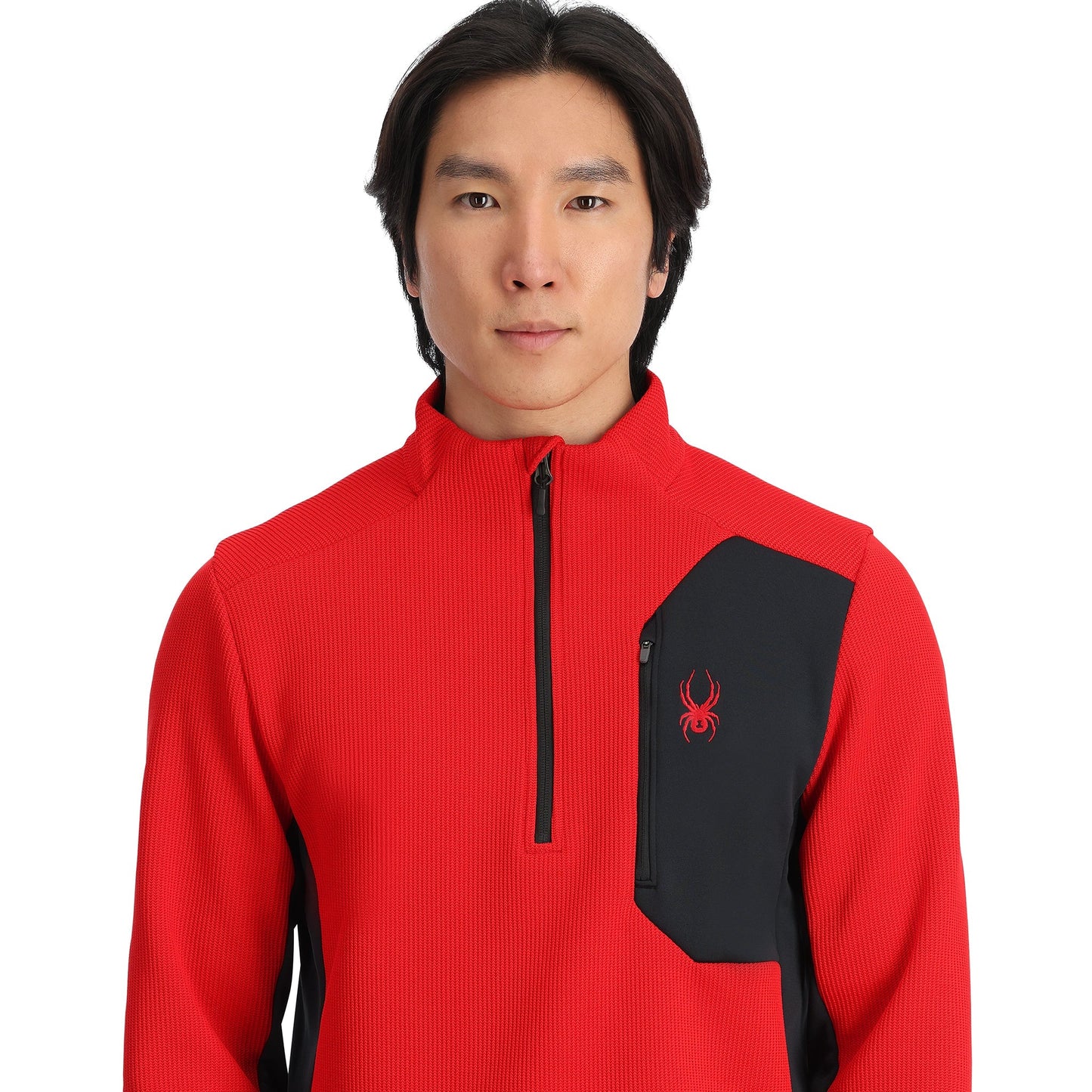 Bandit Half Zip für Herren – Spyder Rot