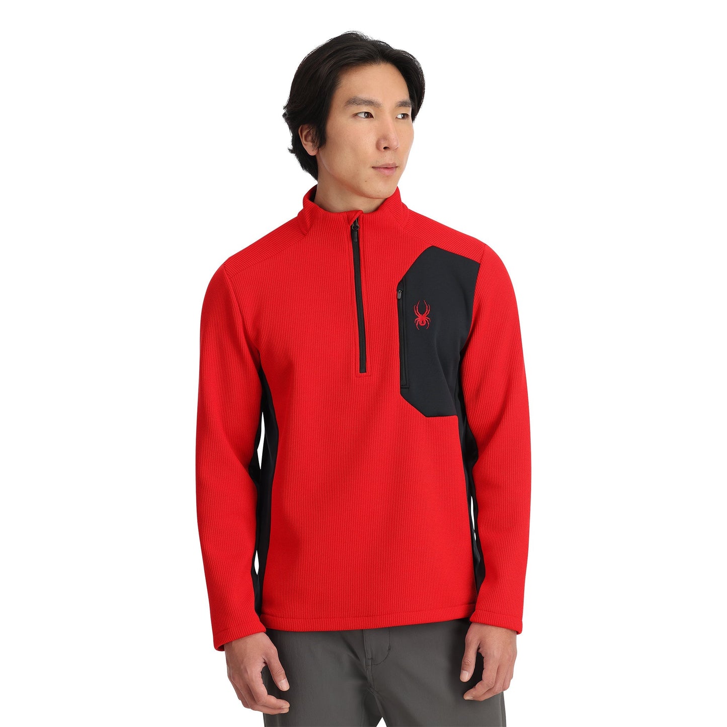 Bandit Half Zip für Herren – Spyder Rot