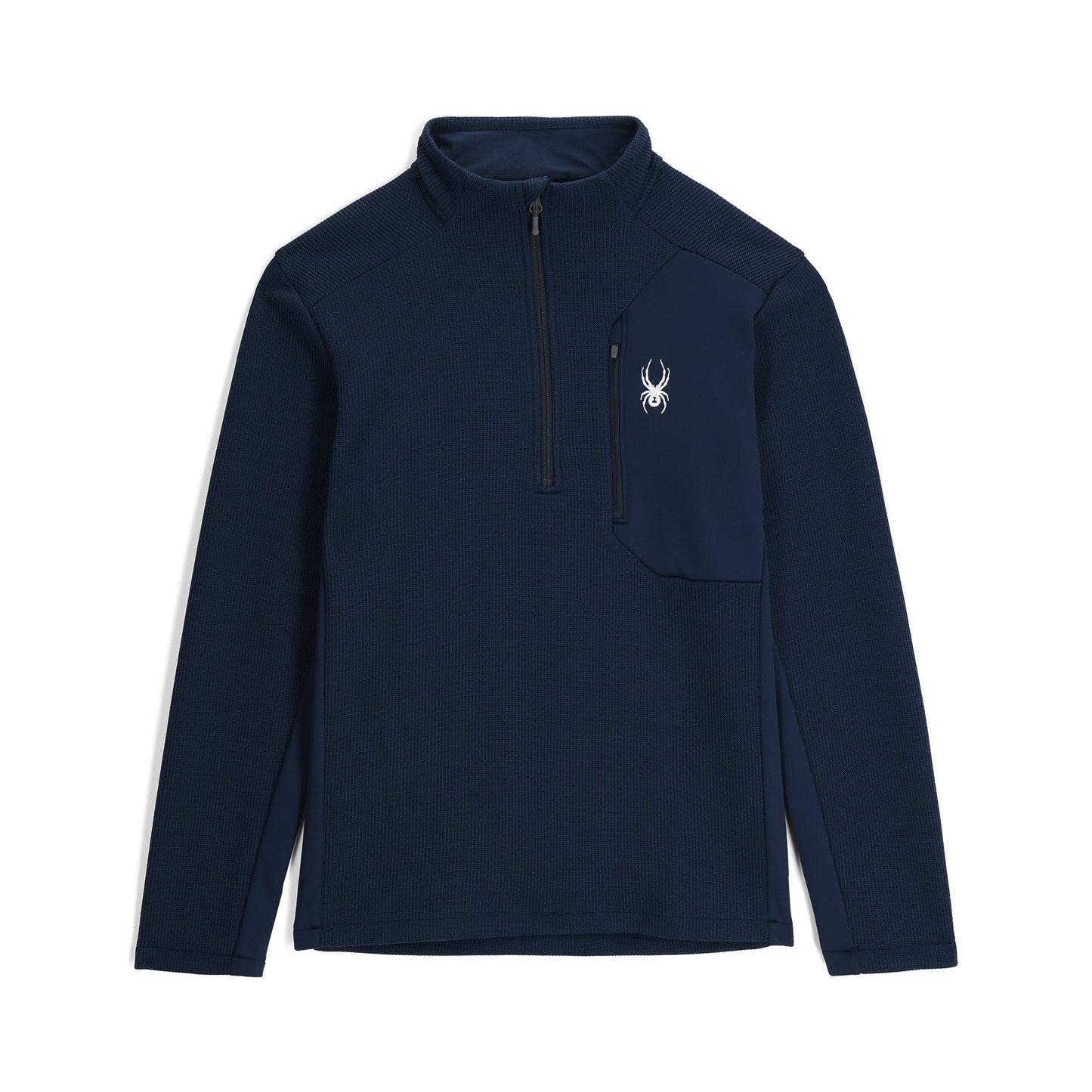 Pull Bandit demi-zip pour homme - Bleu marine