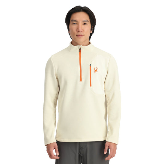 Herren Bandit Half Zip - Vanille Latte
