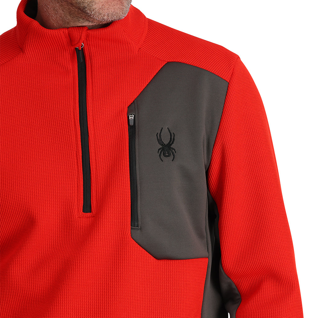 Herren Bandit Half Zip - Vulkan