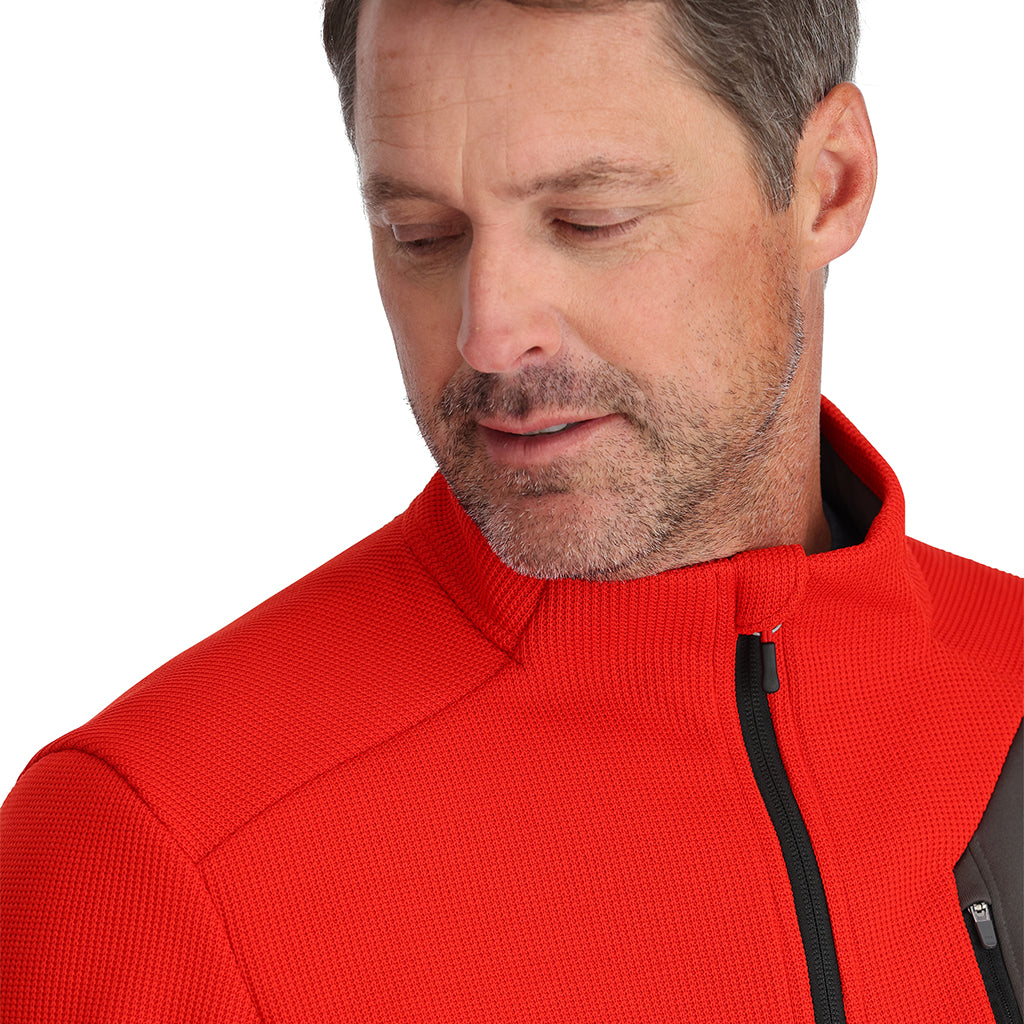 Herren Bandit Half Zip - Vulkan