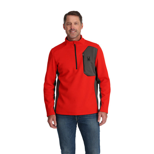 Herren Bandit Half Zip - Vulkan