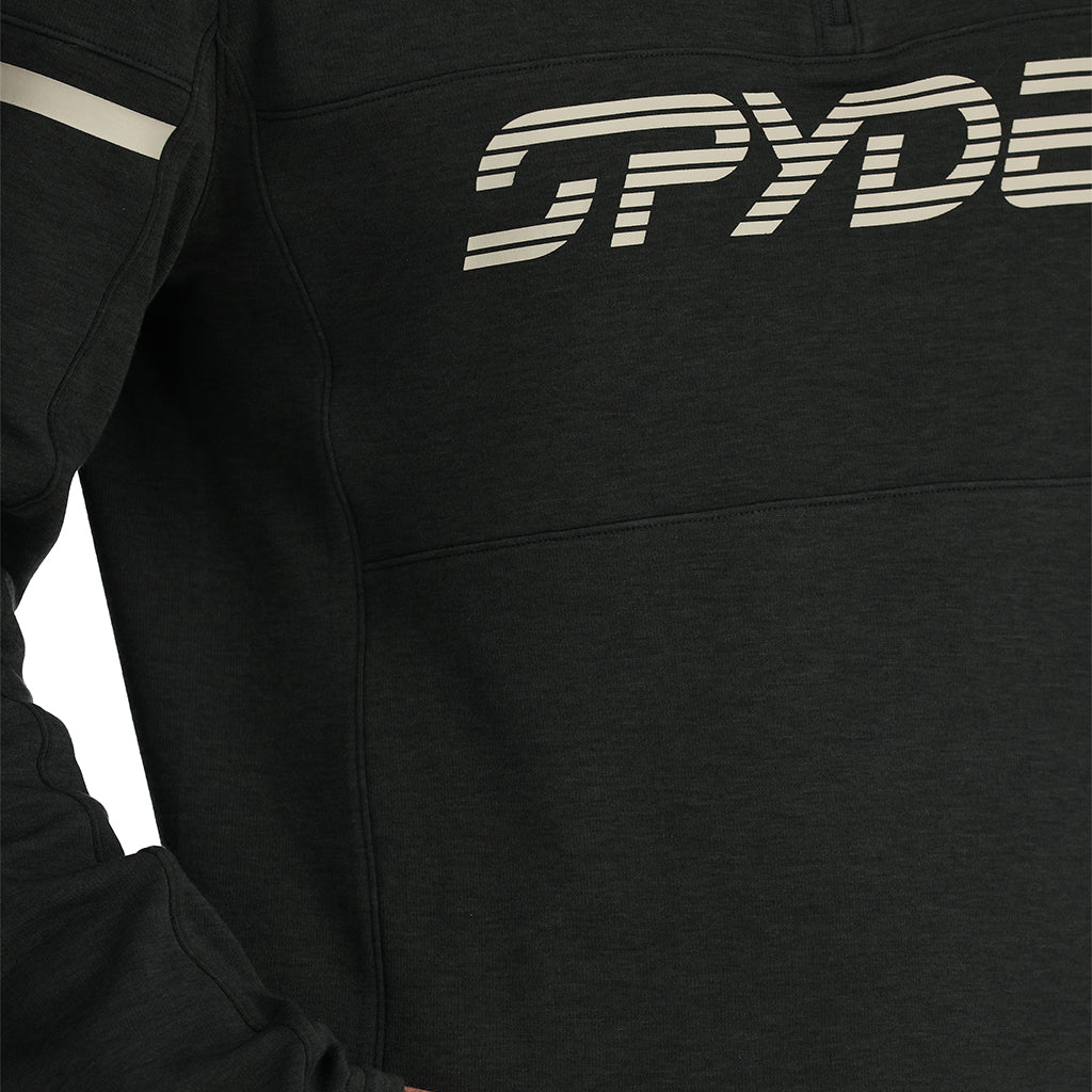 Polaire Speed ​​Fleece demi-zip pour homme - Noir