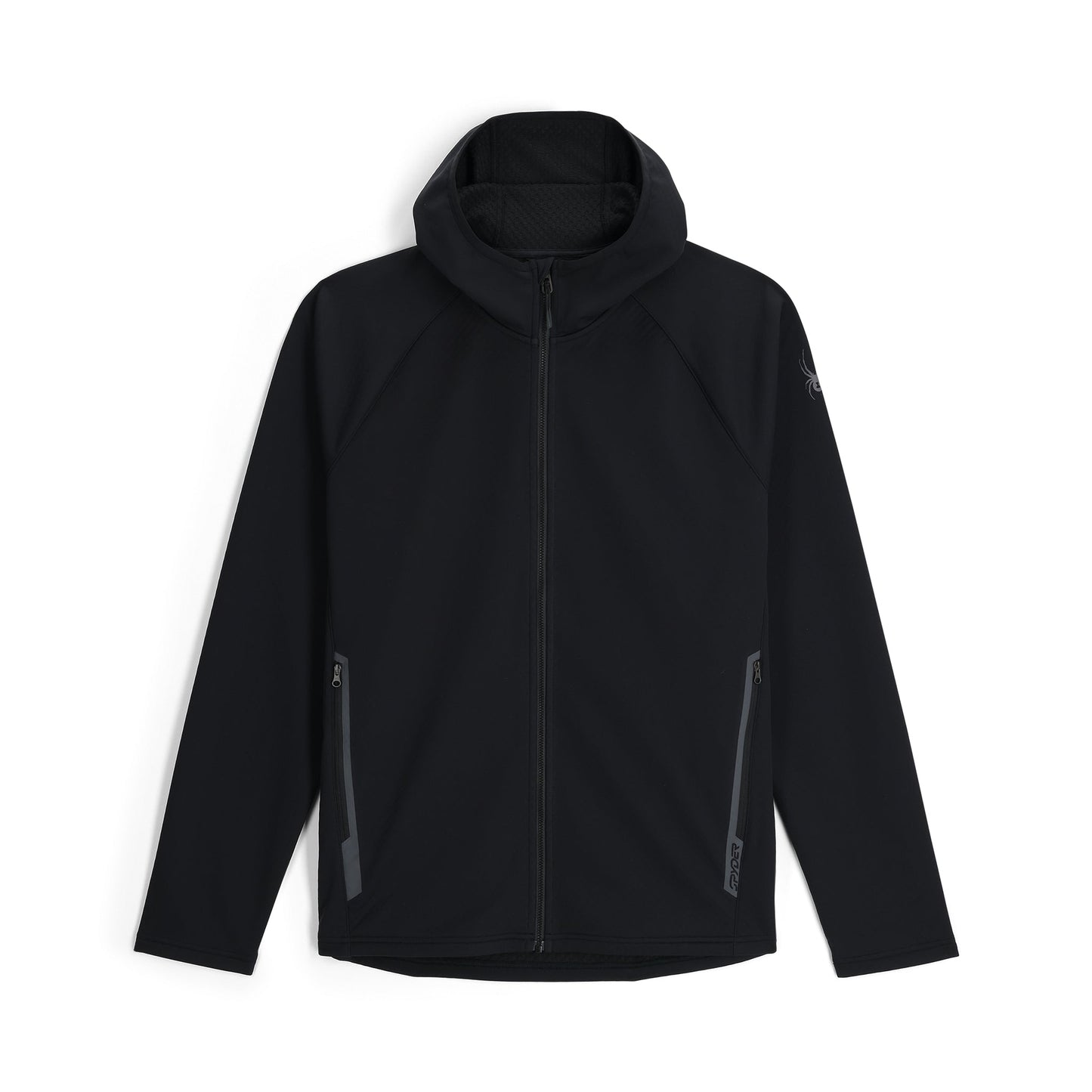Sweat à capuche Gridweb ShellFleece™ pour homme - Noir