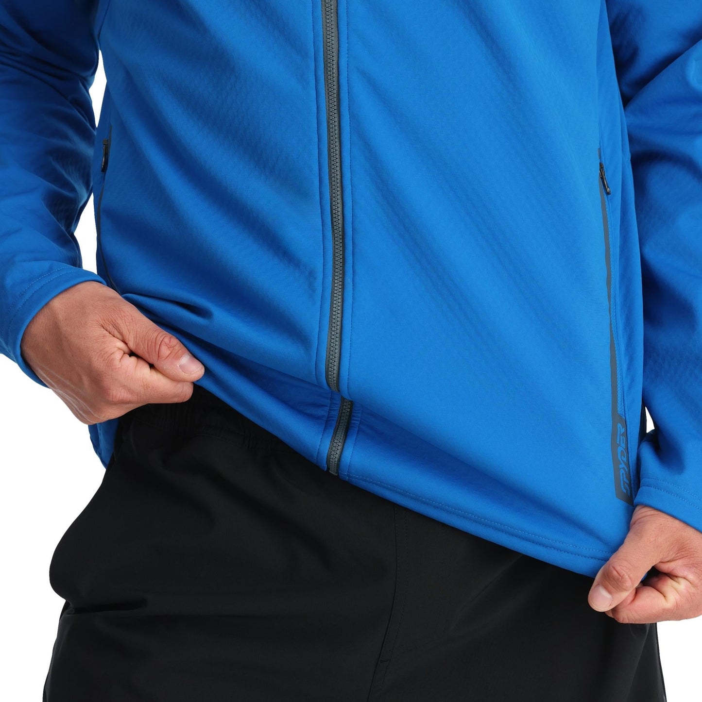 Sweat à capuche Gridweb ShellFleece™ pour homme - Cobalt