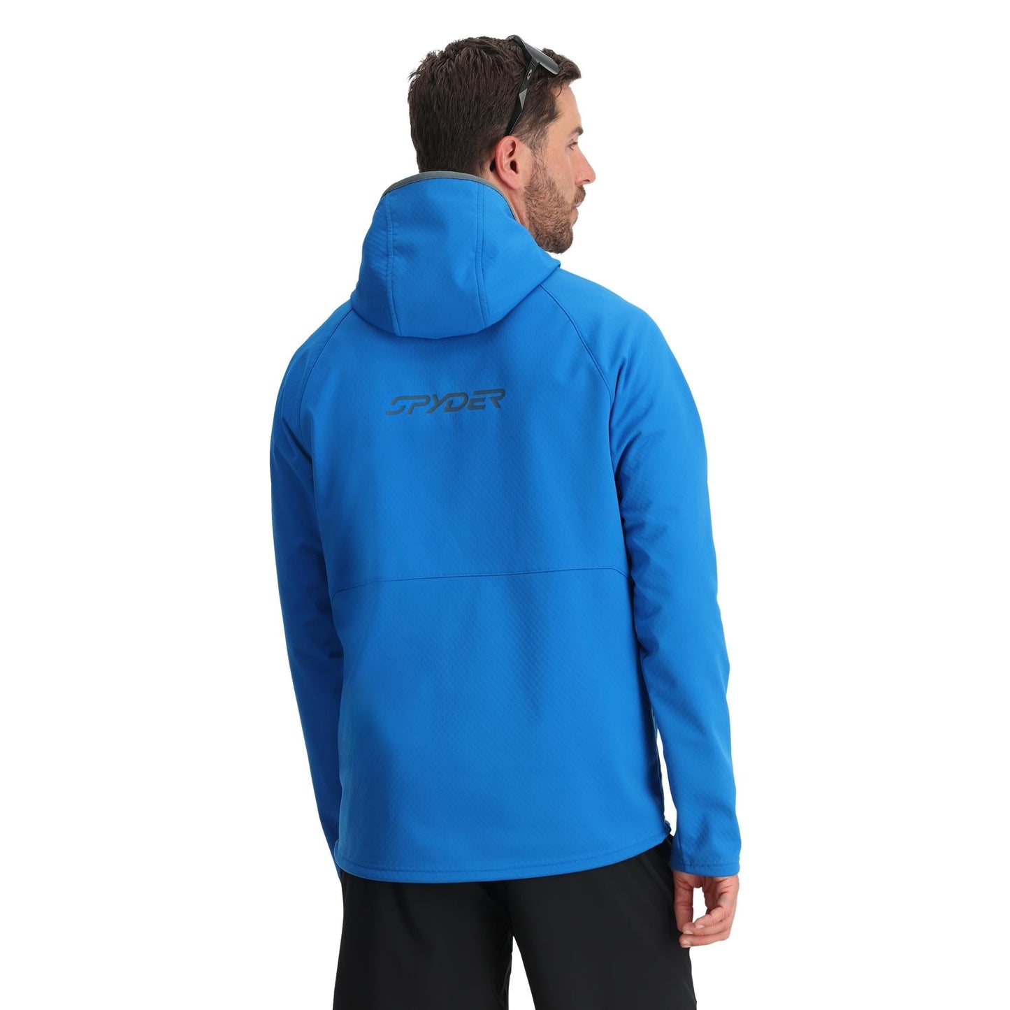 Mens Gridweb ShellFleece™ Hoodie - Cobalt