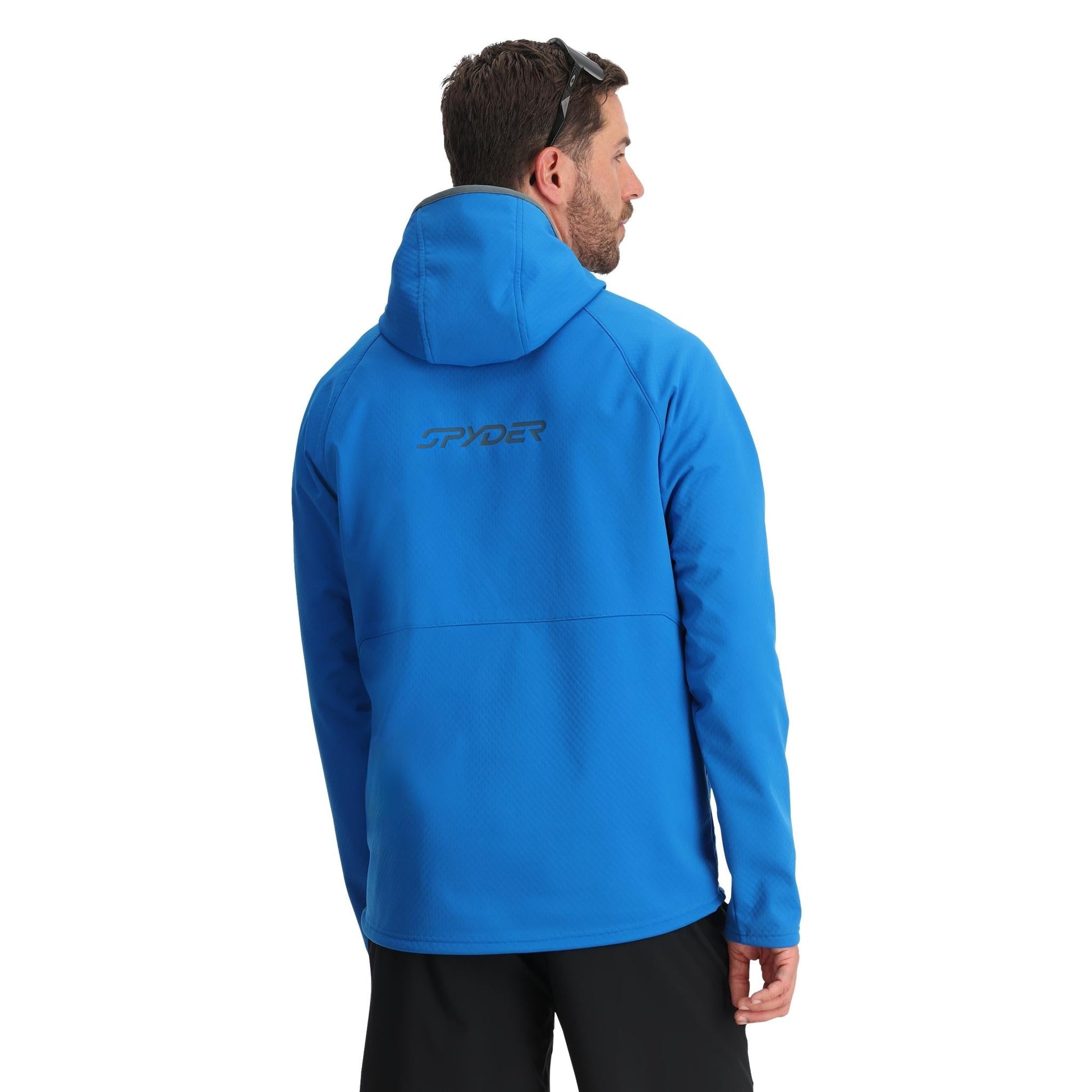 Mens Gridweb ShellFleece™ Hoodie - Cobalt