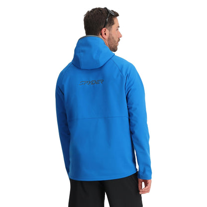 Mens Gridweb ShellFleece™ Hoodie - Cobalt