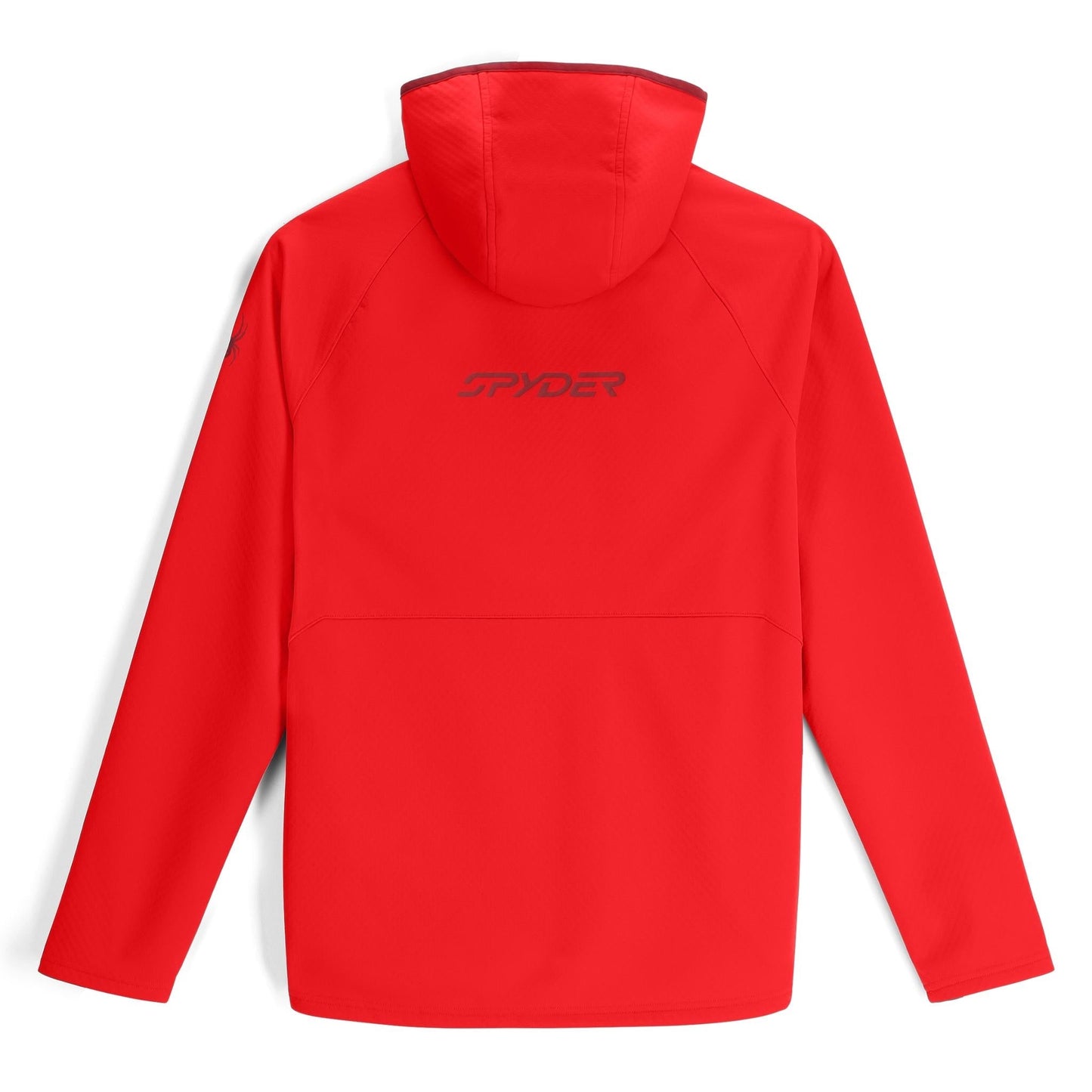 Gridweb ShellFleece™ Hoodie für Herren – Spyder Red