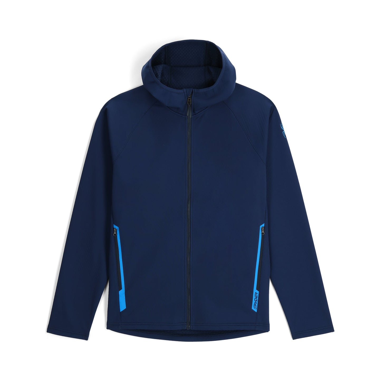 Herren-Hoodie Gridweb ShellFleece™ – Marineblau
